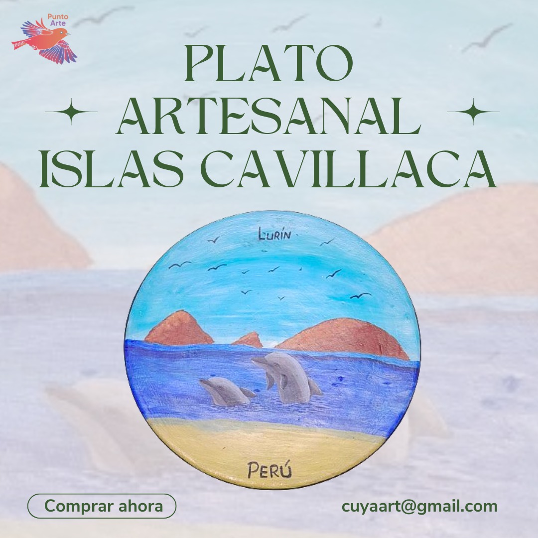Plato artesanal Islas Cavillaca
